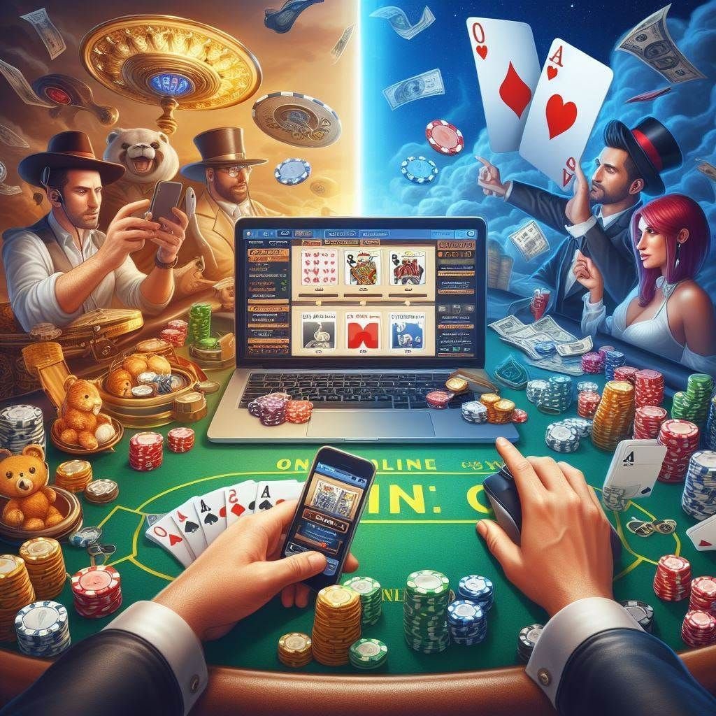 Multi-camera view of golbos88 Casino Hold'em dealer and cards