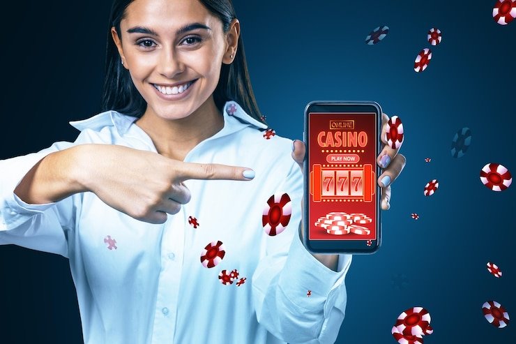 Cyber Hunt Fishing Game with futuristic laser effects and robotic enemies